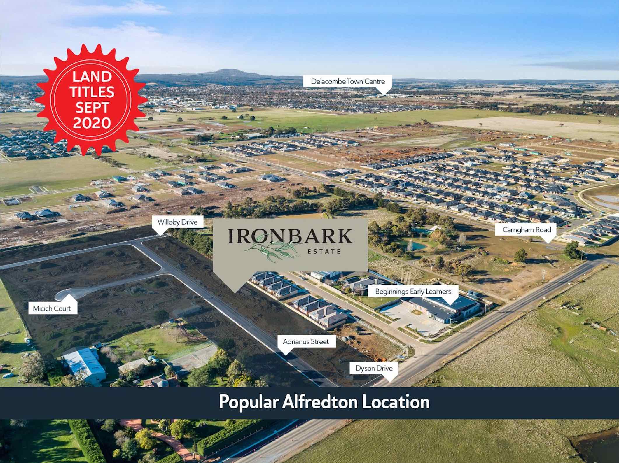 Ironbark Estate - Alfredton Aerial 2